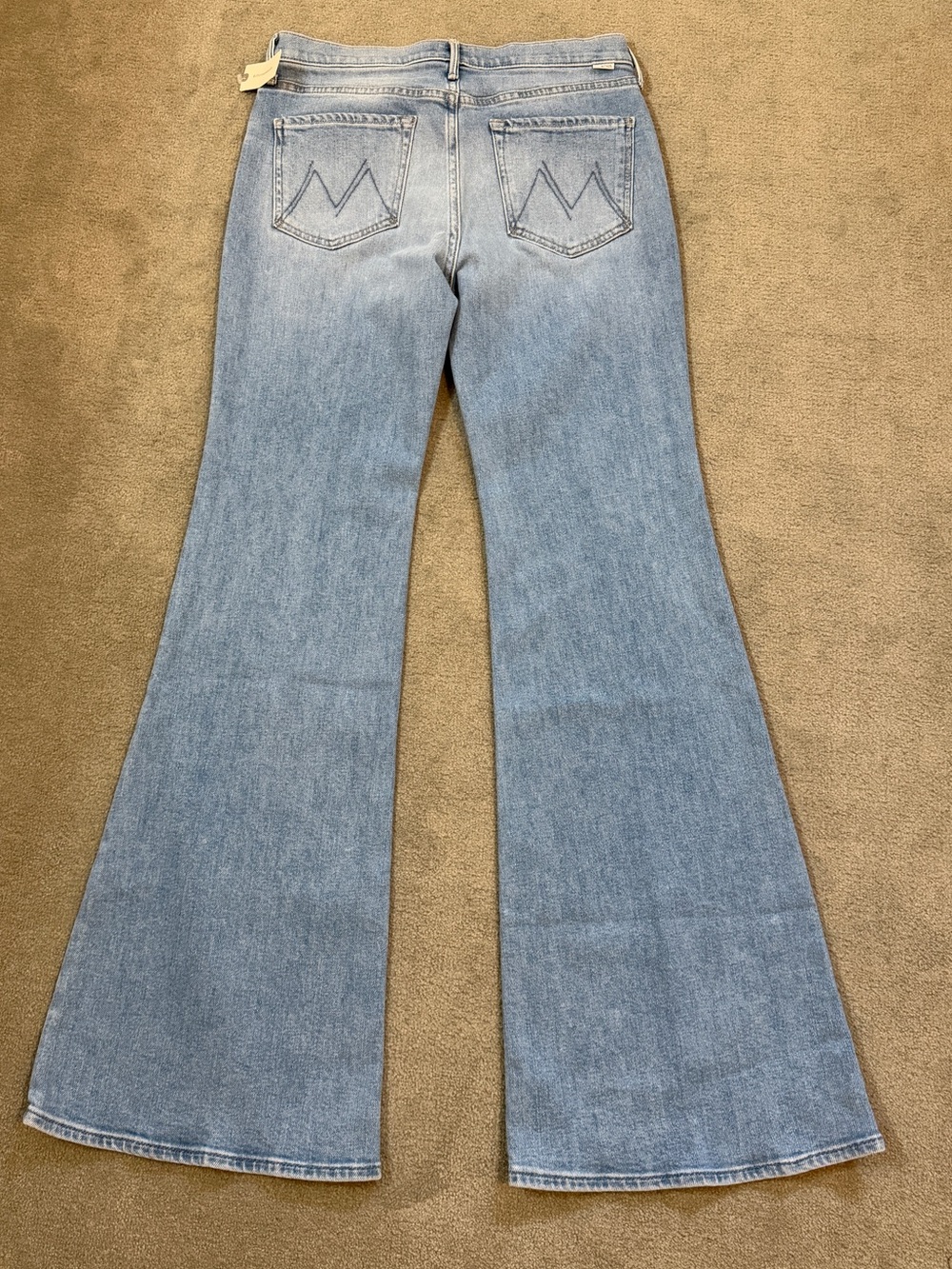 Mother Denim - The Doozy - High Rise Wide Leg Flare - Long Inseam - Size 30 NWT - Picture 5 of 13